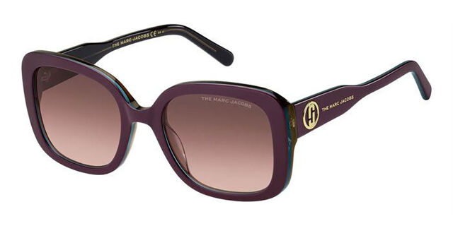 Marc Jacobs MARC 625/S LHF/3X Square Dark Purple Sunglasses  display picture 2