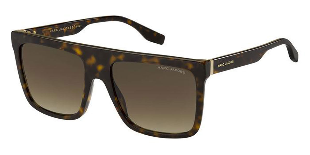 Marc Jacobs MARC 639/S 086/HA Square Tortoise Sunglasses ...