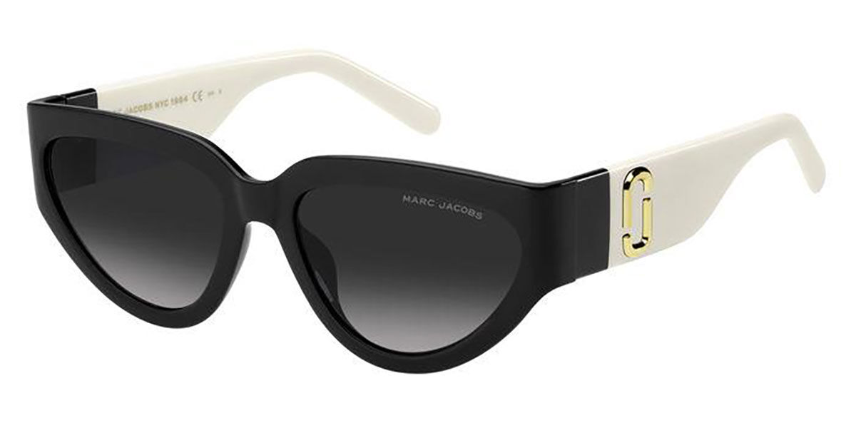 Photos - Sunglasses Marc Jacobs MARC 645/S 80S/9O Women's  Black Size 57 