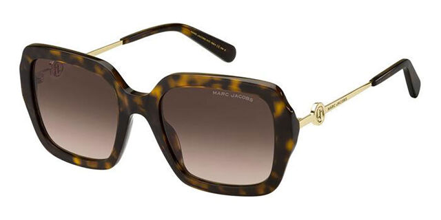 Marc Jacobs MARC 652/S 086/HA Square Tortoise Sunglasses  display picture 1