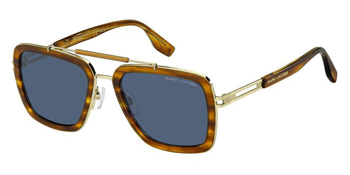 Photos - Sunglasses Marc Jacobs MARC 674/S HR3/KU Men's  Brown Size 55 