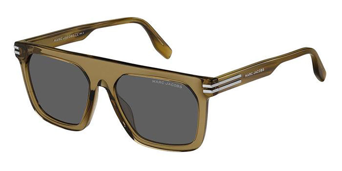 Photos - Sunglasses Marc Jacobs MARC 680/S 10A/IR Men's  Brown Size 55 