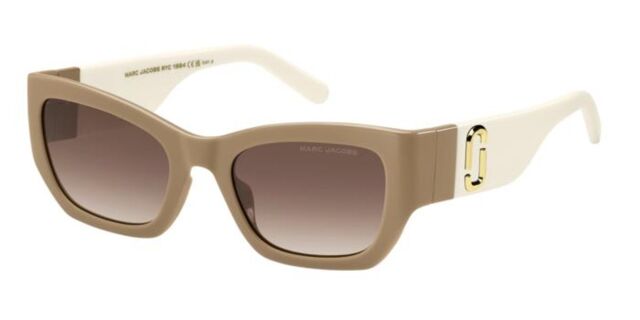 Marc Jacobs MARC 723/S 10A/HA Cat Eye Beige Brown Sunglasses  display picture 1