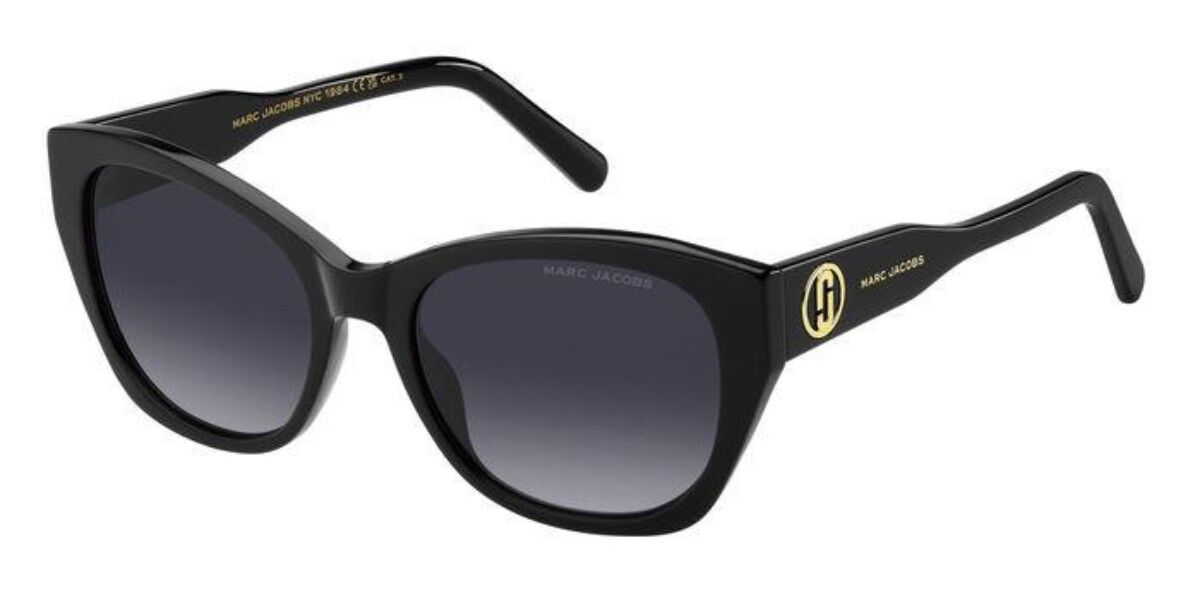 Photos - Sunglasses Marc Jacobs MARC 732/S 807/9O Women's  Black Size 55 
