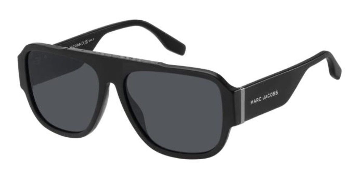 Photos - Sunglasses Marc Jacobs MARC 756/S 003/IR Men's  Black Size 58 