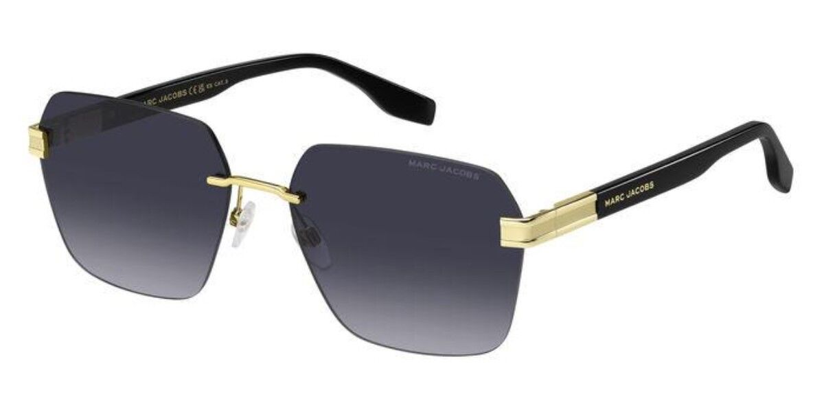 Photos - Sunglasses Marc Jacobs MARC 713/S 807/9O Men's  Gold Size 61 
