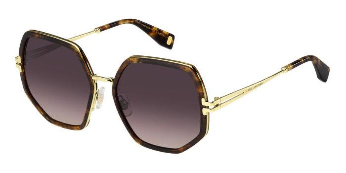 Photos - Sunglasses Marc Jacobs MJ 1089/S 2IK/HA Women's  Gold Size 58 