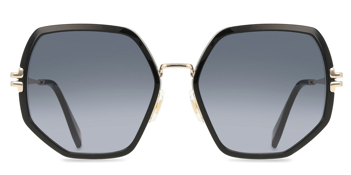 Marc Jacobs Woman MJ 1089/S 2M2/9O Sunglasses Metal Gold Grey Geometric  Shaded-image