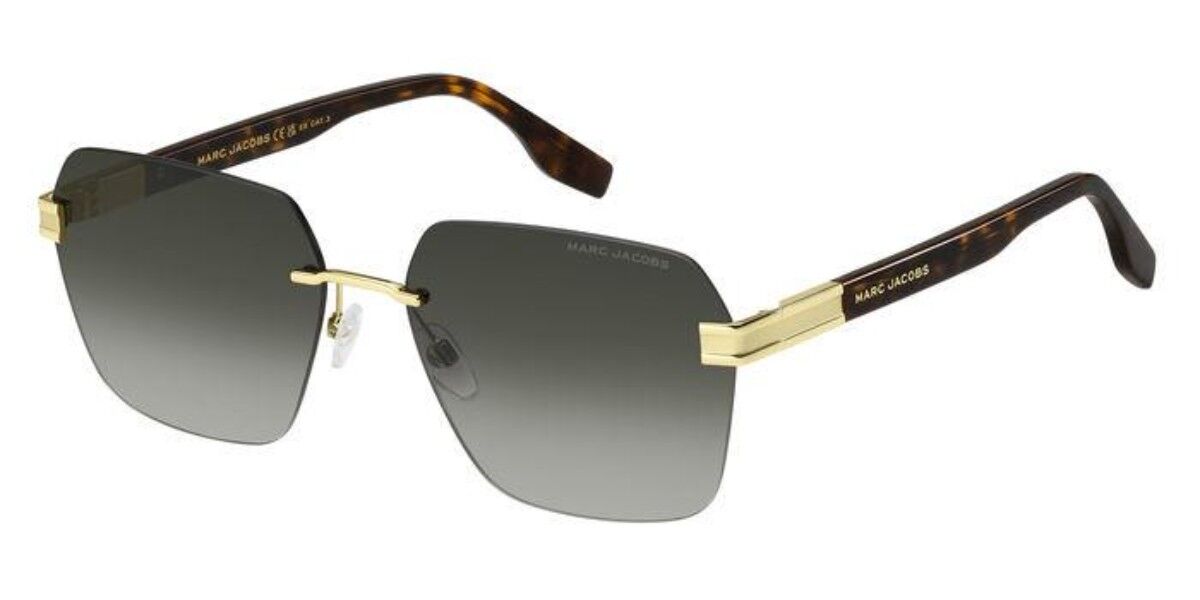 Photos - Sunglasses Marc Jacobs MARC 713/S 086/9K Men's  Gold Size 61 