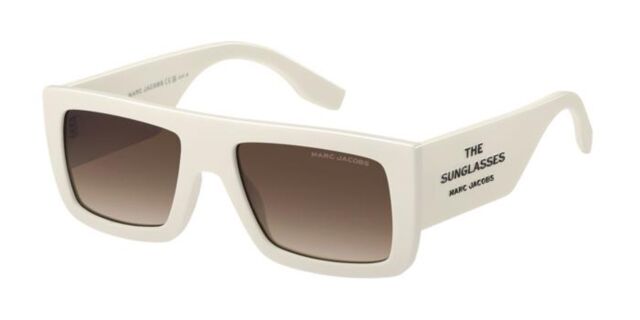 Marc Jacobs White Rectangular Sunglasses Amazon.com: Marc Jacobs Sunglasses 695 /S YM W : Clothing  main image 4