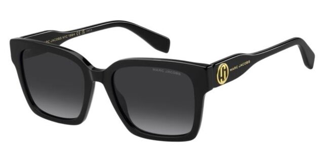 Marc Jacobs MARC 814/S 807/9O Square Black Sunglasses  display picture 1