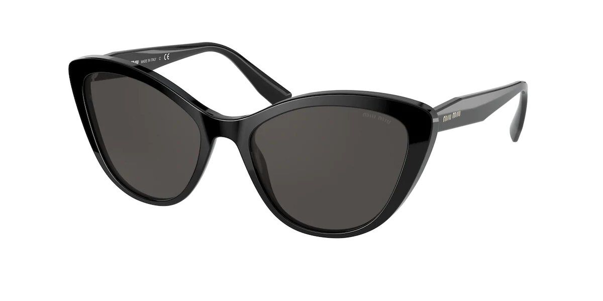 Miu Miu MU05XS 1AB5S0 Sunglasses Black | VisionDirect Australia