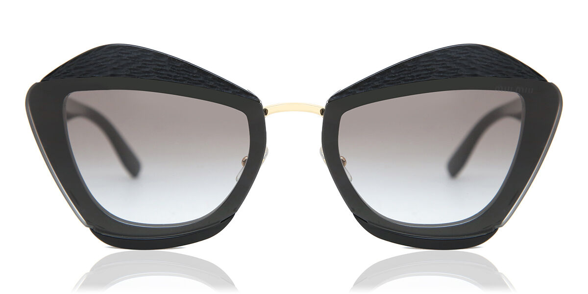 MIU MIU キャットアイフレムサンクラス MU01XS 09N4K0 MU01XS sunglasses Transparent Light Brown | SmartBuyGlasses US