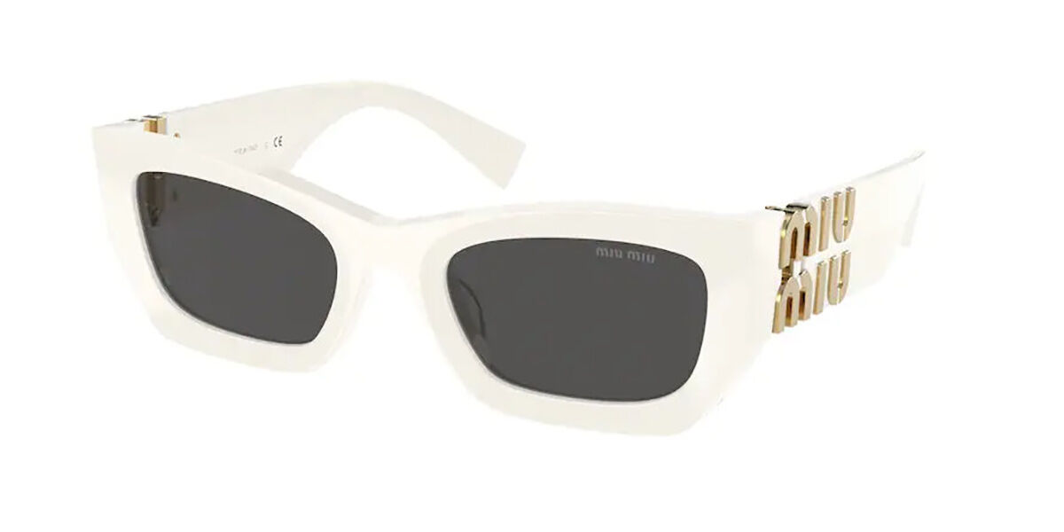 Miu Miu MU09WS 1425S0 Sunglasses White | SmartBuyGlasses UK