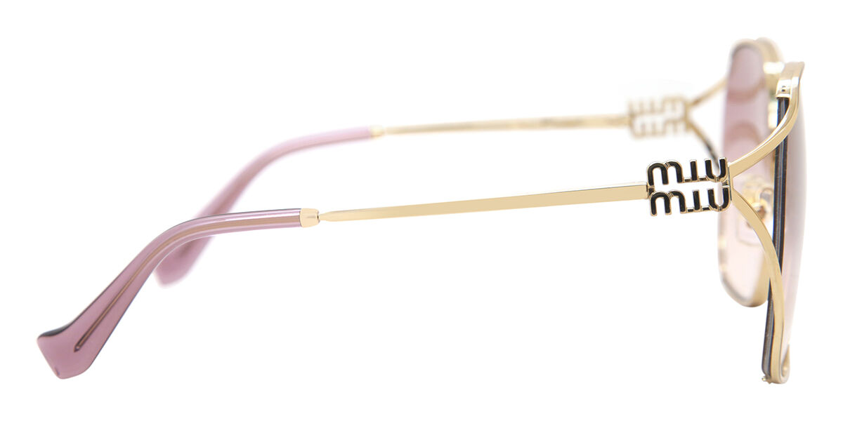 【送料,関税込】MIUMIU サングラス MU52WS Miu Miu MU 52YS L (54 - 21) with Grey lenses and Gold frame