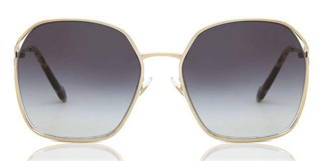 Miu Miu MU52WS ZVN5D1 Square Gold Sunglasses  display picture 1