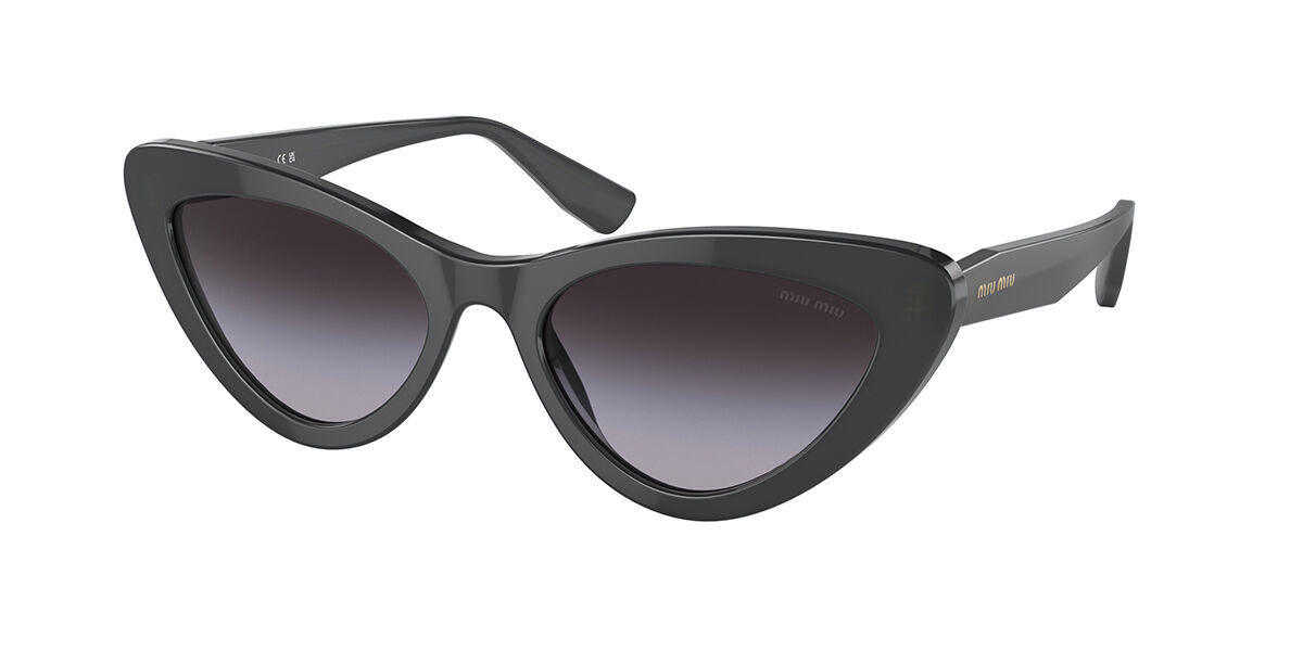 Miu Miu MU01VS CORE COLLECTION 06U5D1 Sunglasses Dark Grey ...