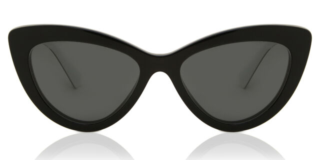 Miu Miu MU04YS 10G5S0 Cat Eye Black Sunglasses 