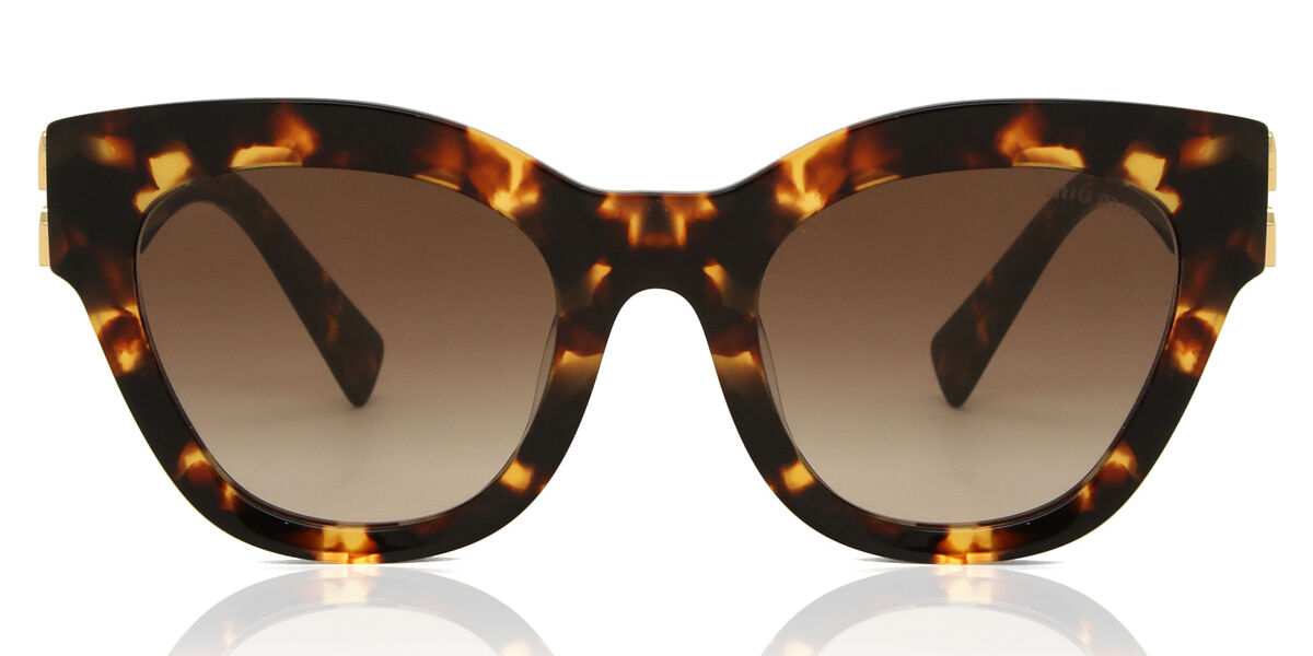 Miu Miu MU01YSF Asian Fit VAU6S1 Tortoiseshell Damen Sonnenbrillen