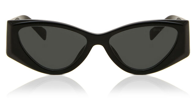 Miu Miu Glossy Black Cat-Eye Sunglasses Miu Miu Eyewear cat-eye Sunglasses | Grey | FARFETCH GE main image 3