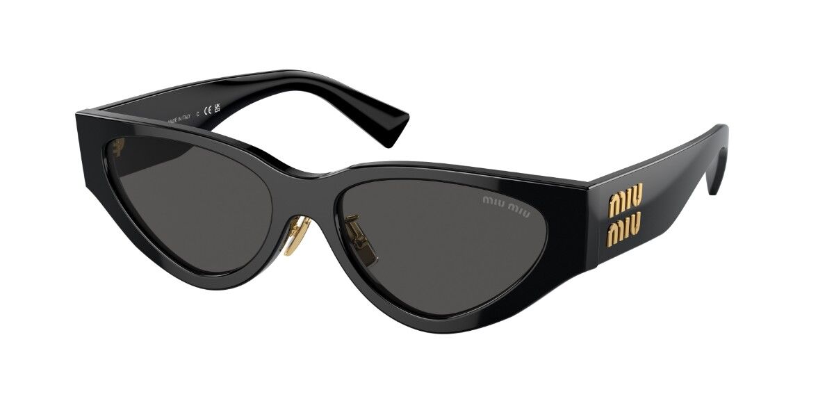 Miu Miu Mu03zs 1ab5s0 Sunglasses Black Visiondirect Australia 8609