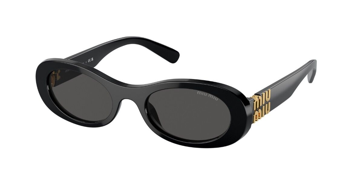 Miu Miu Mu06zs 1ab5s0 Sunglasses Black Visiondirect Australia 0127