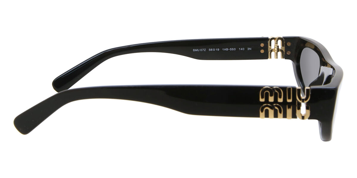【送料,関税込】MIU MIU サングラス MU07ZS Miu Miu MU 07ZS L (56 - 19) with Grey lenses and Black frame