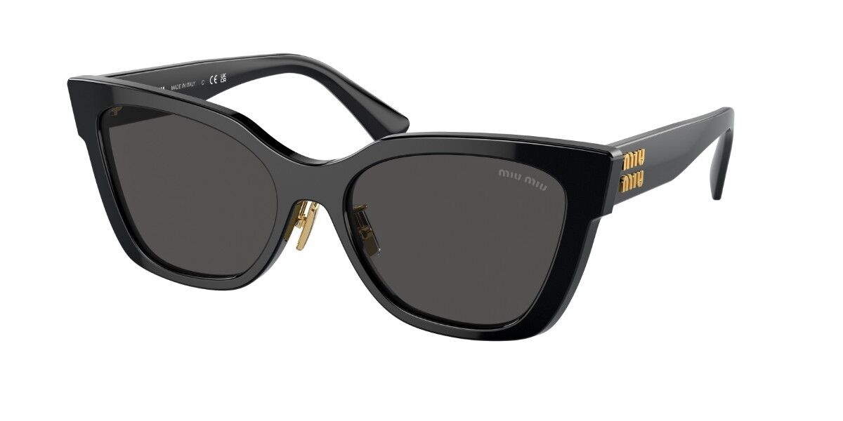 Miu Miu MU02ZS 1AB5S0 Sunglasses in Black | SmartBuyGlasses USA