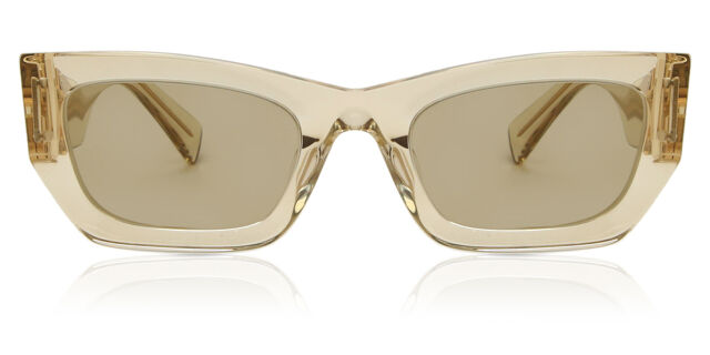 Miu Miu MU09WS 11T40F Cat Eye Transparent Sand Brown  display picture 3