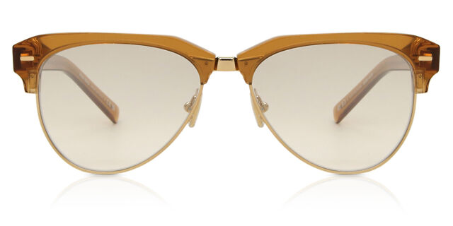 Miu Miu MU09ZS 15T8K1 Browline Transparent Caramel Brown 