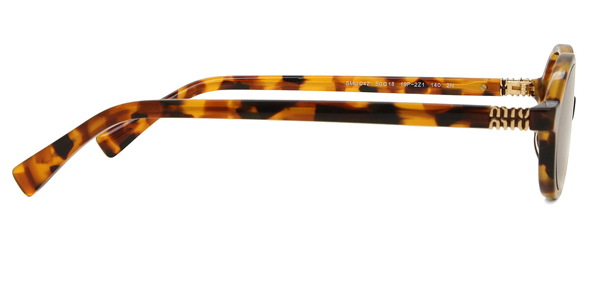 Miu Miu MU04ZS 19P2Z1 Light Brown Tortoise サングラス Miu Miu MU04ZS 19P2Z1 Light Brown Tortoise サングラス
