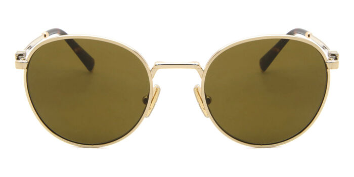Miu Miu MU55ZS 5AK07F Oval Gold Sunglasses | SmartBuyGlasses US display picture 2