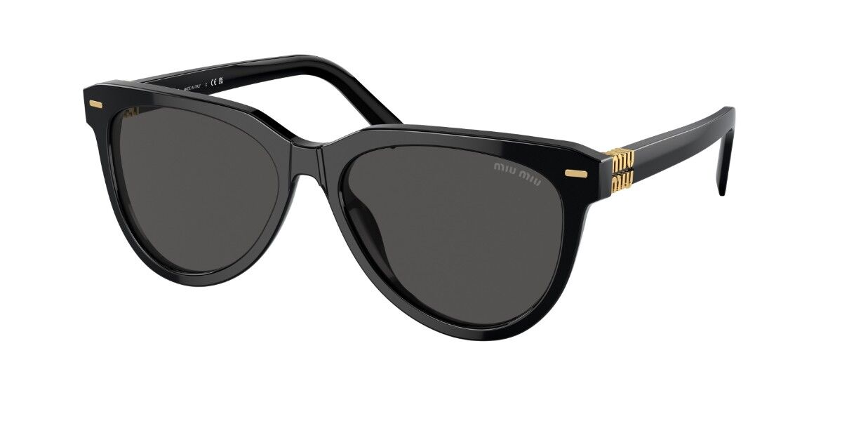 Miu Miu MU12ZSF Asian Fit 16K5S0 Gafas De Sol Para Mujer Negras