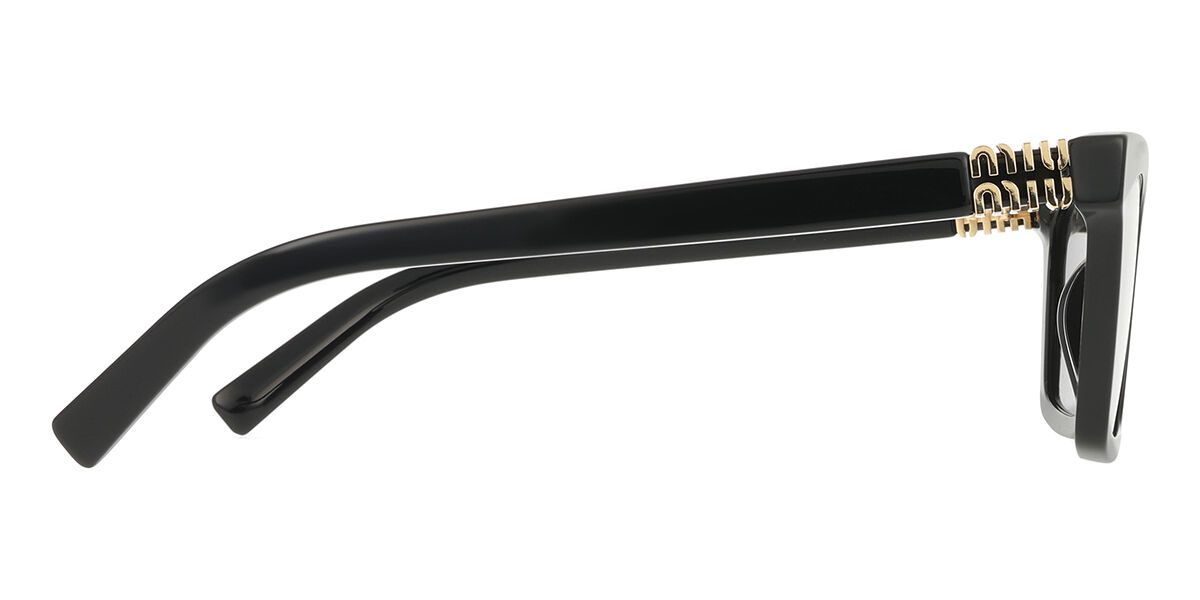 Miu Miu｜SUNGLASSES/GLASSES (0MUA05SF PVC 16K08Z (SMU A0 MU A05S Miu Miu Sunglasses 16K08Z Black - eye-oo.com