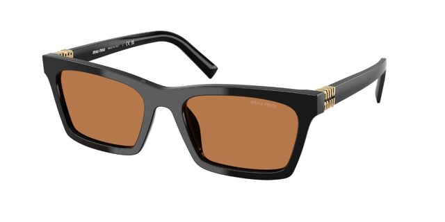 Miu Miu MUA05SF Asian Fit 16K10I Rectangle Black Sunglasses  display picture 2