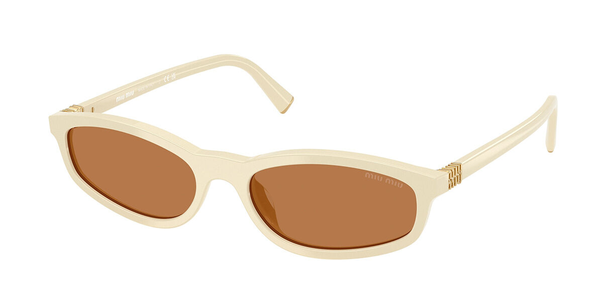 Miu Miu ホワイト サングラス ホワイト Miu Miu サングラス | 正規品保障SmartBuyGlasses