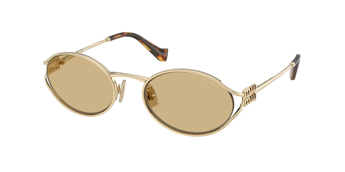 miumiu オーバルサングラス Miu Miu ブラックオーバルサングラスミュウミュウ