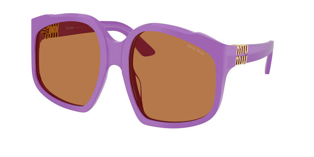 Miu Miu MUA07S 25D90Q Geometric Purple Sunglasses  display picture 3