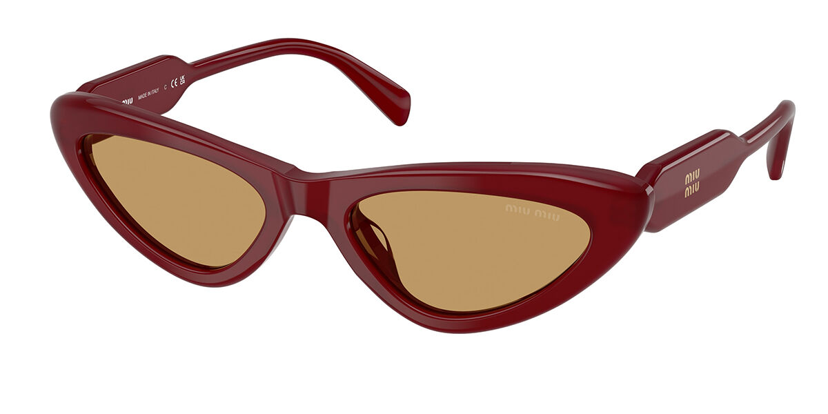 Photos - Sunglasses MIU MIU MUB11SU 21I10Y Women’s Burgundy Size 55