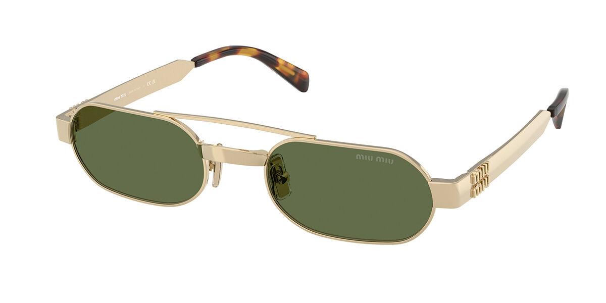 Miu Miu MUB52S ZVN71A Women’s Sunglasses Gold Size 52