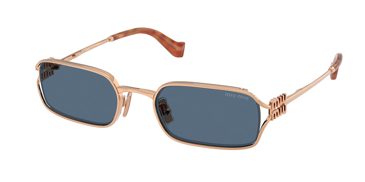 Miu Miu MUC50S ZVF80S Men's Sunglasses Gold Size 52