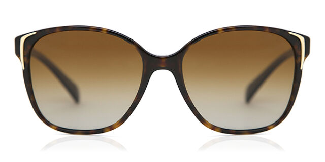 Prada PR 01OS Polarized 2AU6E1 Cat Eye Tortoise Sunglasses  display picture 1