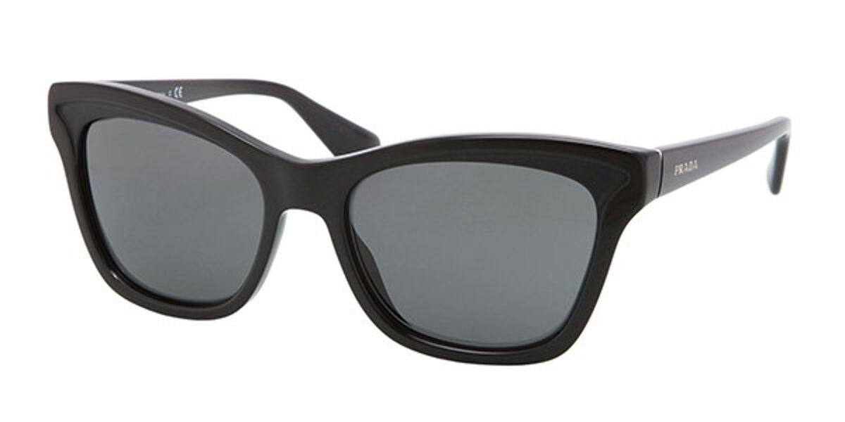 Prada PR 16PS 1AB/1A1 Sunglasses Black | VisionDirect Australia