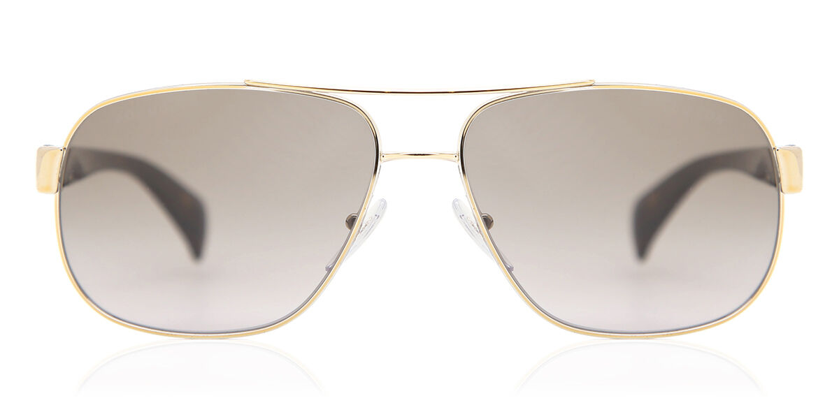 Prada PR 52PS ZVN1X1 Sunglasses in Pale Gold | SmartBuyGlasses USA