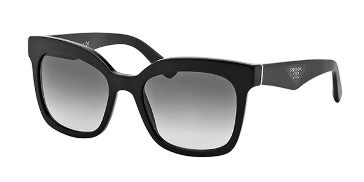 Prada PR 24QS TRIANGLE 1AB0A7 Sunglasses in Black | SmartBuyGlasses USA