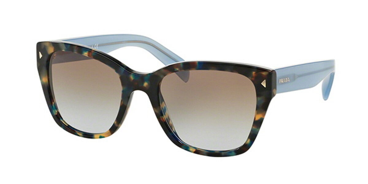 Prada PR 09SS UE14S2 Sunglasses in Black Tortoise | SmartBuyGlasses USA