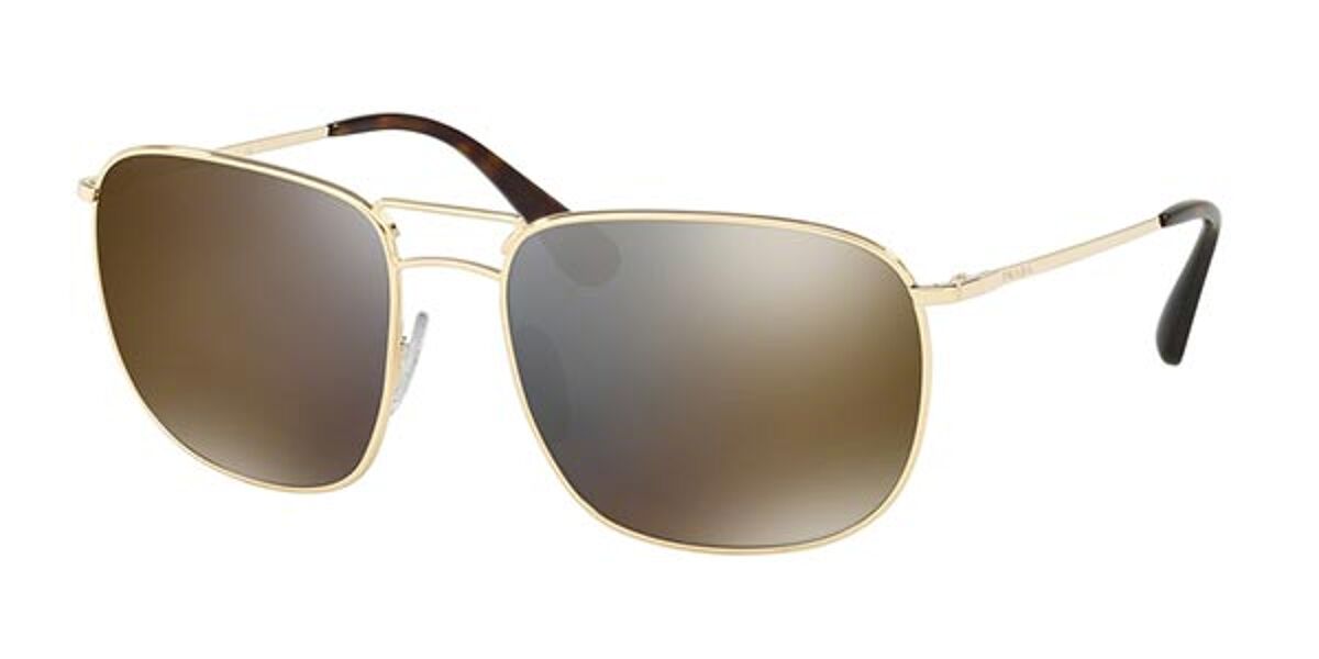 Prada PR 52TS 5AK4L0 Sunglasses in Gold | SmartBuyGlasses USA
