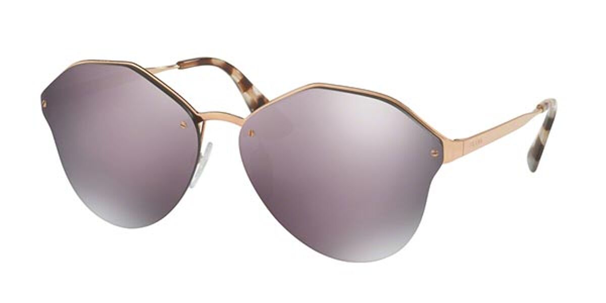 Prada PR 64TS SVF5T0 Sunglasses in Pink Gold | SmartBuyGlasses USA