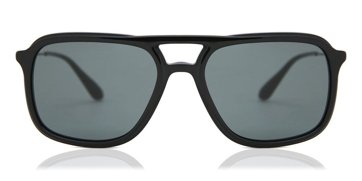 Prada PR 06VS 1AB1A1 Sunglasses Black | SmartBuyGlasses UK