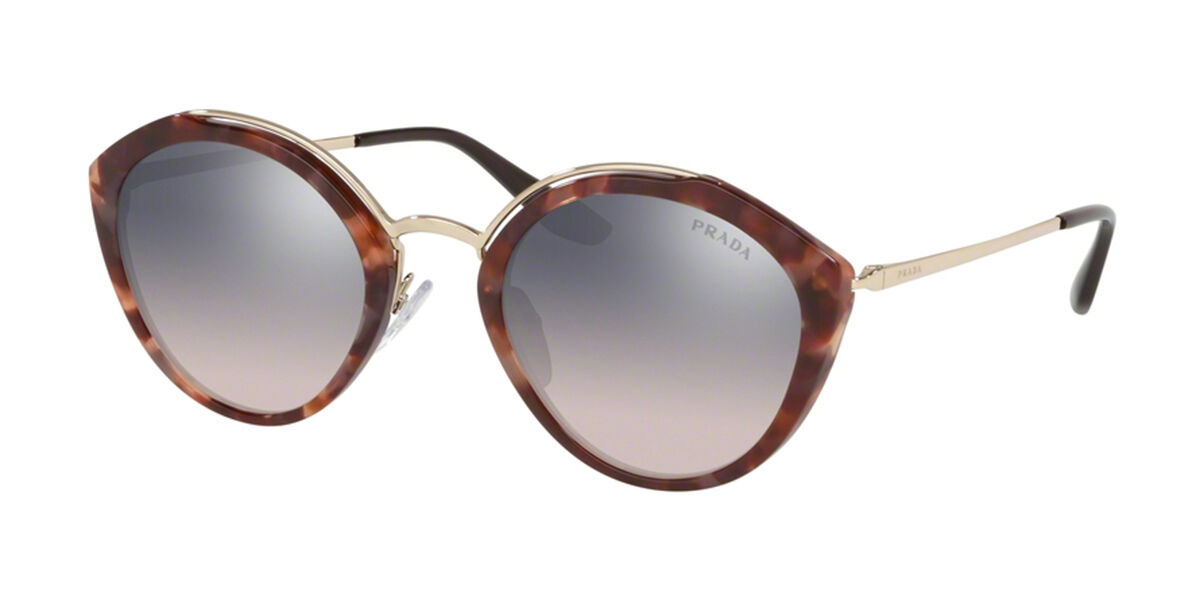 Prada PR 18US 2AU4P0 Sunglasses Havana/Pale Gold | VisionDirect Australia